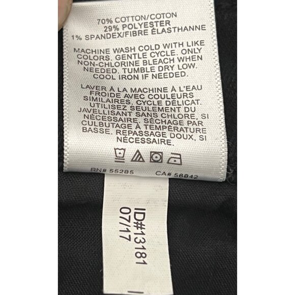 Express Women's Mid-Rise Black Jeans Ankle Legging Stretch 5 Pocket Size 4 - Picture 11 of 15